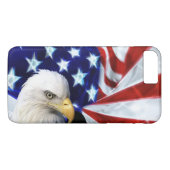 Amerikanische Flagge mit Case-Mate iPhone Hülle (Rückseite (Horizontal))