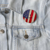 Amerikanische Flagge mit der Stimme Button (Beispiel)