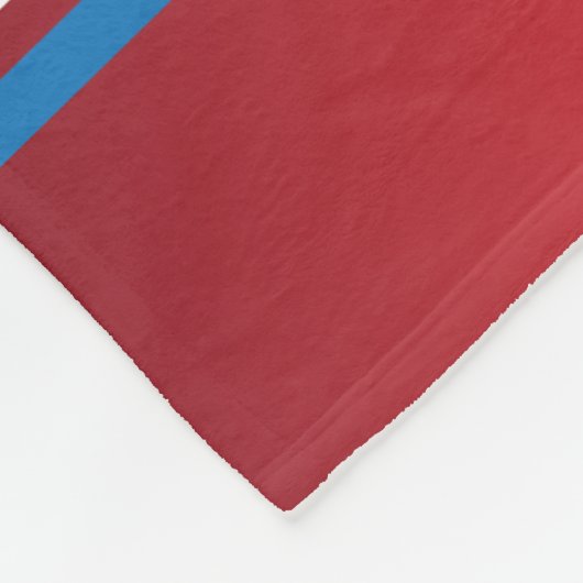 Amerikanische Flagge mit Eagle Fleece Blanket (Ecke)