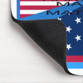 Amerikanische Flagge mit Hakuna Matata: Patriotisc Mousepad (Ecke)