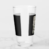 Amerikanische Flagge mit Kleeblättern für St Patri Glas (Rechts)