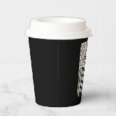 Amerikanische Flagge mit Kleeblättern für St Patri Pappbecher (Rechts)