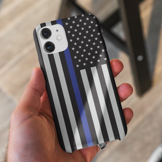 Amerikanische Flagge mit personalisierter Thin Blu Case-Mate iPhone Hülle
