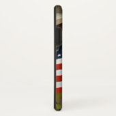 Amerikanische Flagge mit Pumpkins Fall Szene Case-Mate iPhone Hülle (Hinten/Rechts)