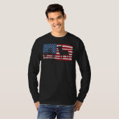 Amerikanische Flagge Morel Mushroom Amp Chihuahua  T-Shirt (Vorne ganz)