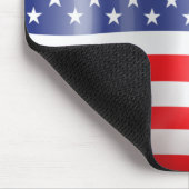 Amerikanische Flagge Mousepad (Ecke)