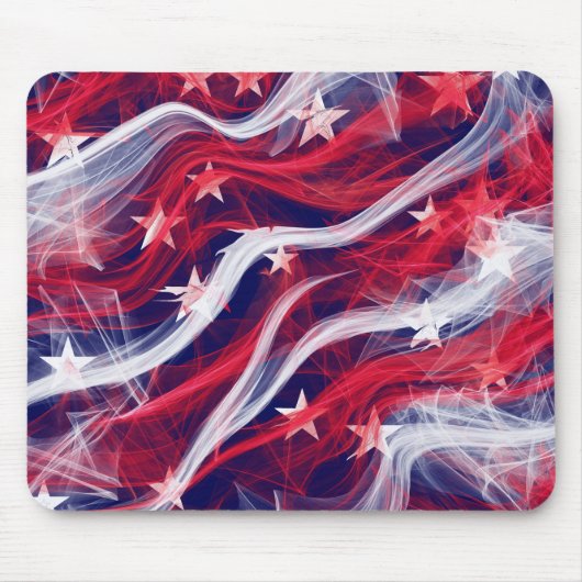 Amerikanische Flagge Mousepad (Vorne)