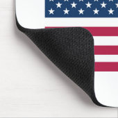 Amerikanische Flagge Mousepad (Ecke)