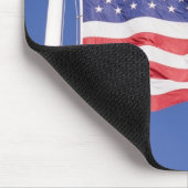 Amerikanische Flagge Mousepad (Ecke)