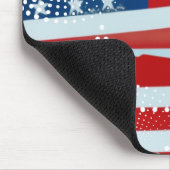 Amerikanische Flagge Mousepad (Ecke)