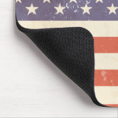 Amerikanische Flagge Mousepad (Ecke)