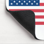 Amerikanische Flagge Mousepad (Ecke)