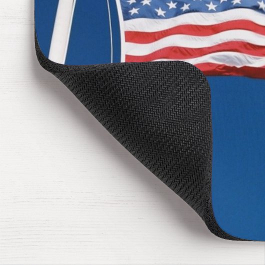 Amerikanische Flagge Mousepad (Ecke)