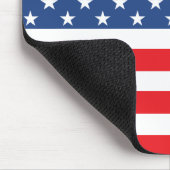 Amerikanische Flagge Mousepad (Ecke)