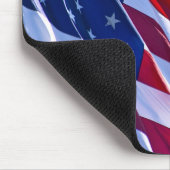 Amerikanische Flagge Mousepad (Ecke)