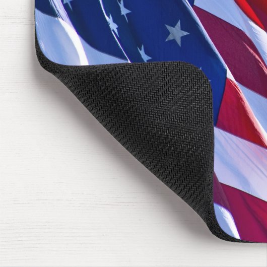 Amerikanische Flagge Mousepad (Ecke)