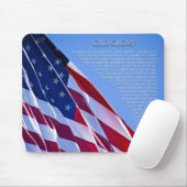 Amerikanische Flagge Mousepad (Mit Mouse)