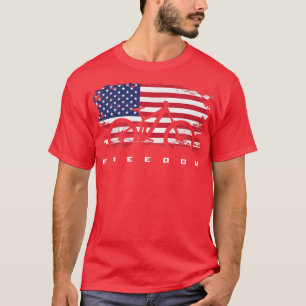 Amerikanische Flagge MTB Mountain Bike Apparel - B T-Shirt