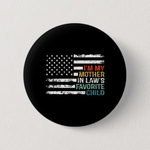 Amerikanische Flagge Mutter Schwiegermutter Liebli Button