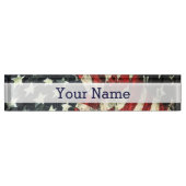 Amerikanische Flagge Namensplakette (Vorderseite)