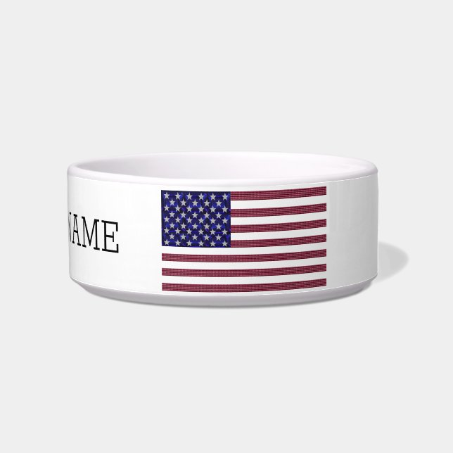 Amerikanische Flagge Napf (Rechts)