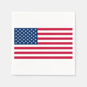 Amerikanische Flagge Napkins USA Serviette