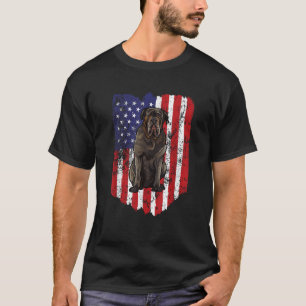 Amerikanische Flagge Neapolitanischer Mastiff 4. J T-Shirt