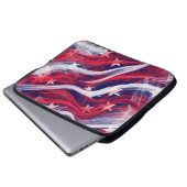 Amerikanische Flagge Neopren Laptop Sleeve (Vorne Knopf)