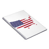 amerikanische Flagge Notizblock (Rechte Seite)