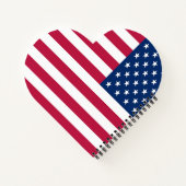 Amerikanische Flagge Notizblock (Rückseite)