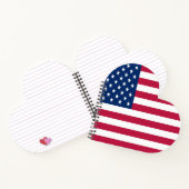 Amerikanische Flagge Notizblock (Innenseite)