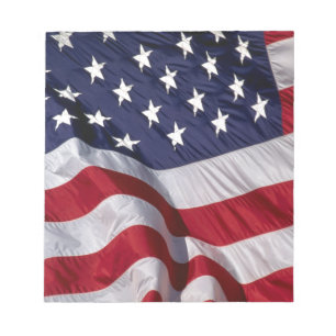 Amerikanische Flagge Notizblock