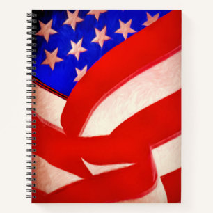 Amerikanische Flagge Notizblock