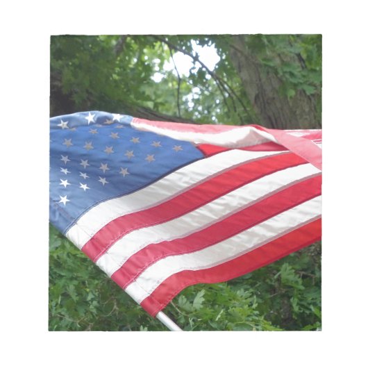 Amerikanische Flagge Notizblock (Vorderseite)