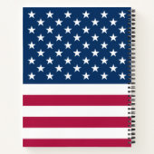 Amerikanische Flagge Notizblock (Rückseite)