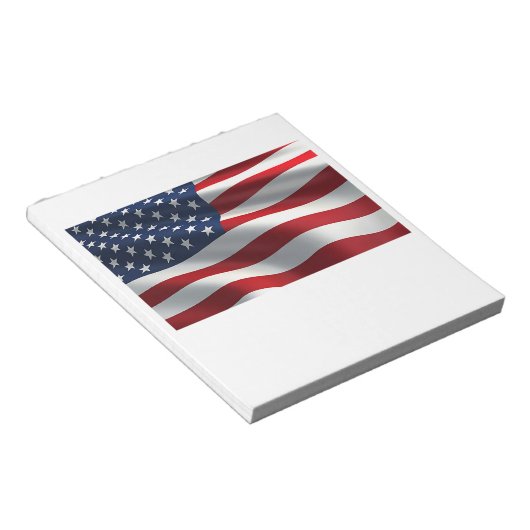 Amerikanische Flagge Notizblock (angewinkelt)