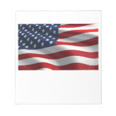 Amerikanische Flagge Notizblock (Vorderseite)