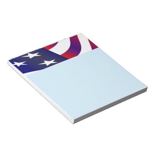 Amerikanische Flagge Notizblock (angewinkelt)