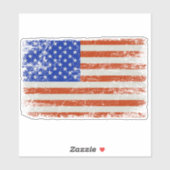 Amerikanische Flagge "Old Glory" Aufkleber (Blatt)