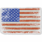 Amerikanische Flagge "Old Glory" Aufkleber (Vorderseite)