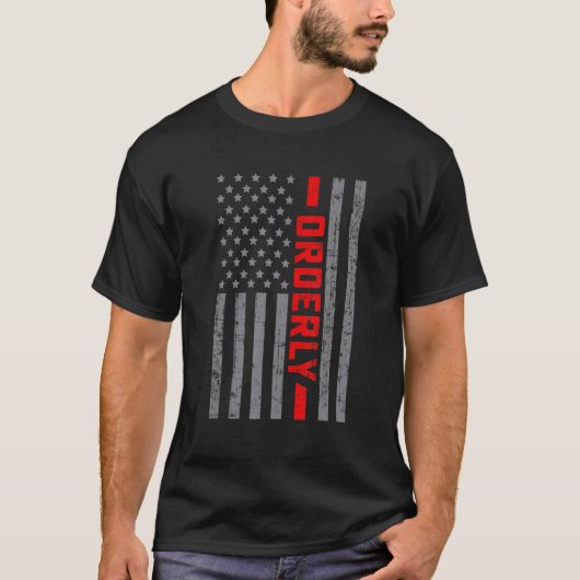Amerikanische Flagge Ordnungsmäßiges US-Flag Vinta T-Shirt (Vorderseite)