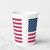 Amerikanische Flagge Pappbecher (Rechts)