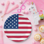 Amerikanische Flagge Pappteller (Party)