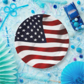 Amerikanische Flagge Pappteller (Party)