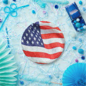 Amerikanische Flagge Pappteller (Party)