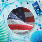 Amerikanische Flagge Pappteller (Party)