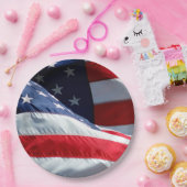 Amerikanische Flagge Pappteller (Party)