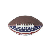 Amerikanische Flagge Patriotic 4. Juli Custom Football (Vorderseite)