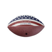 Amerikanische Flagge Patriotic 4. Juli Custom Football (Gedreht 270)