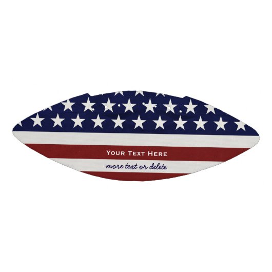 Amerikanische Flagge Patriotic 4. Juli Custom Football (Panel)